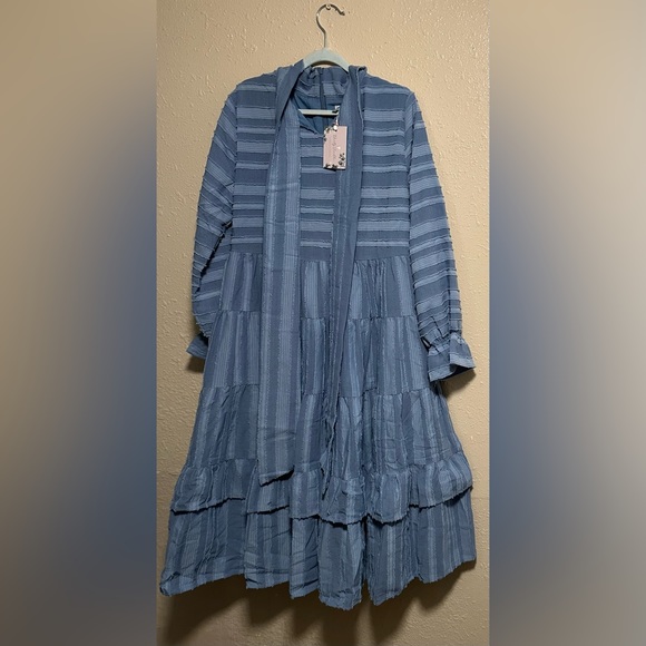 -SOLD- Dainty Jewels- Manchester Mornings Dress for Girls💙 - Picture 6 of 7